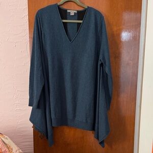 Gorgeous, Unique Kate & Mallory 100% Cashmere Tunic, size 3X